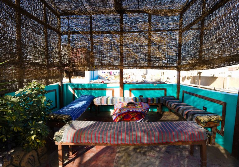 Rooftop at Dahab Hostel Cairo