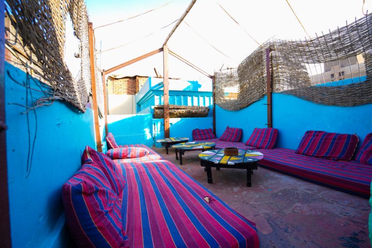 Hang out area at Dahab Hostel