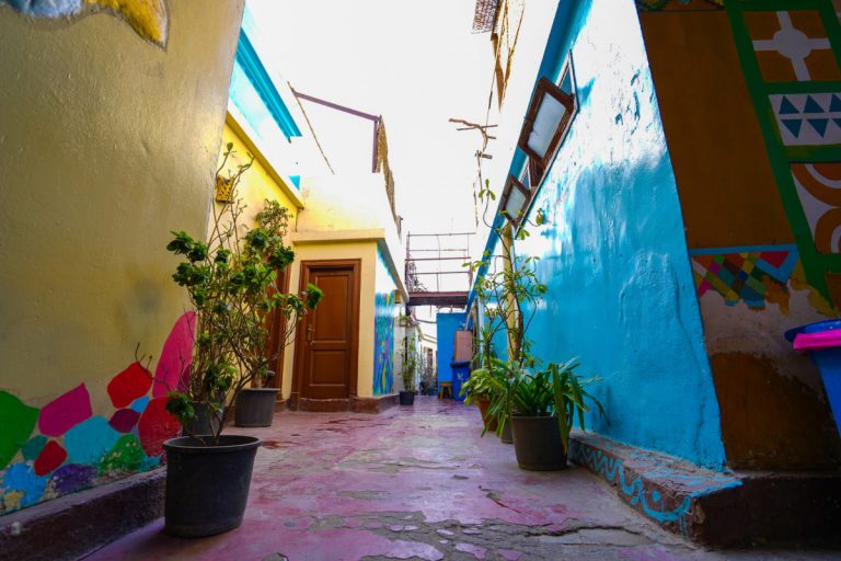 walkways at Dahab hostel