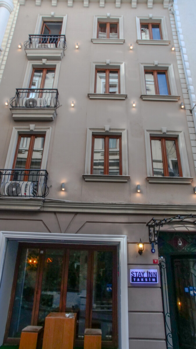 Front view of property at Stay Inn Taksim
