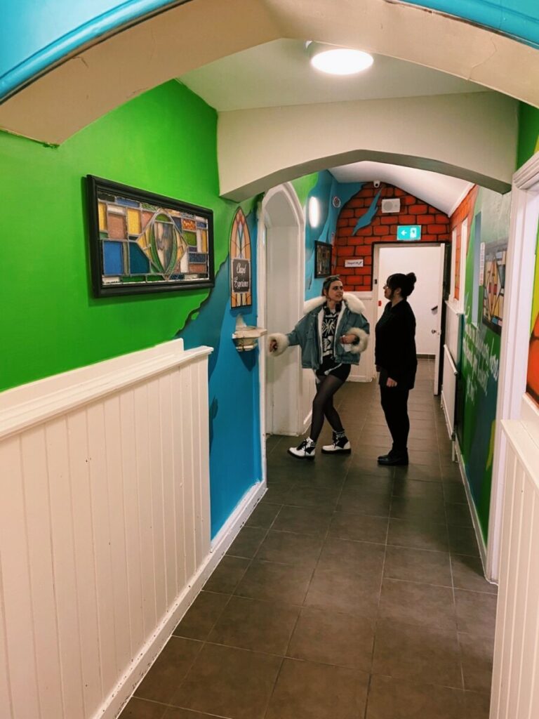 View of Canbe Hostels - Gardiner House hallway with guests