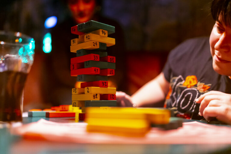 Jenga at Copenhagen Downtown Hostel