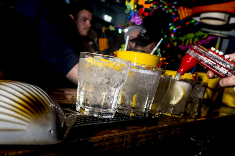 Drinks at the Bar at Copenhagen Downtown Hostel