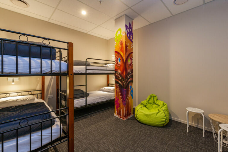 Our group accommodation has dorms and private rooms available