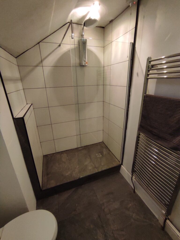 Our upgraded bathrooms ...... Now with Walk-in showers on each level !! Luxurious Hostelling !!