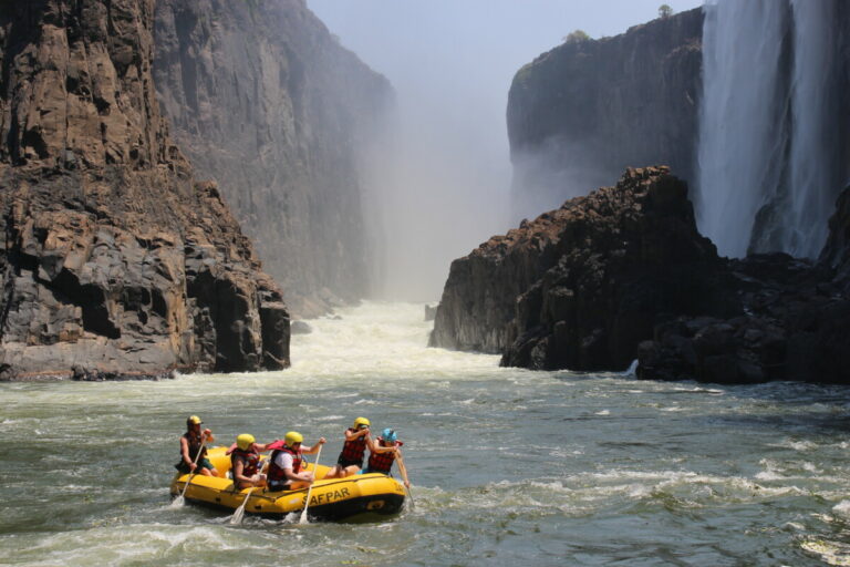 Rafting on the Zambezi River is considered the best one day rafting experience on the planet