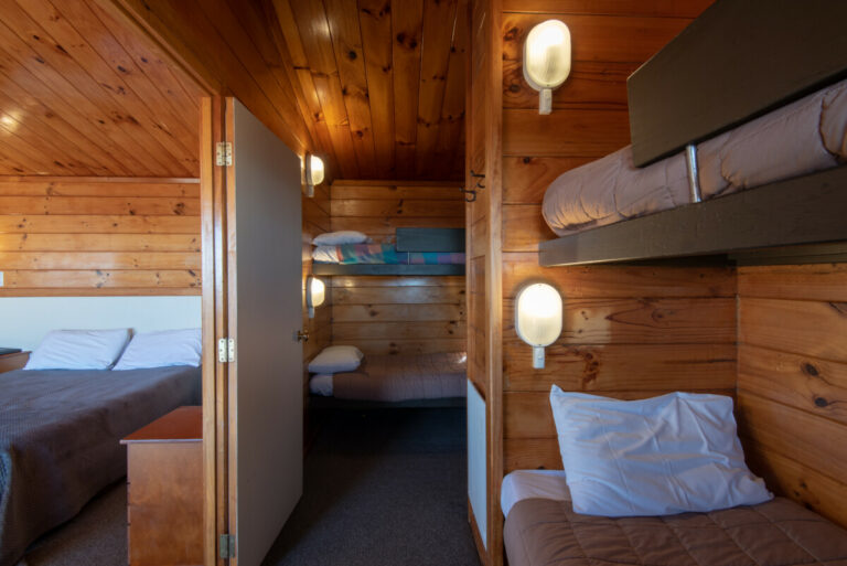 Our cabins, these have fully equipped kitchens 